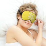Custom Light Yellow Cream Sleep Mask