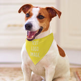 Custom Light Yellow Cream Pet Scarf