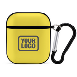 Custom Light Yellow Dark Grey AirPods Case
