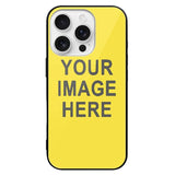Custom Light Yellow Dark Grey Phone Case