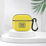 Custom Light Yellow Dark Grey AirPods Case (3rd Generation)