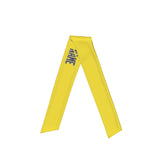 Custom Light Yellow Dark Grey Headband