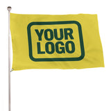 Custom Light Yellow Green Flag