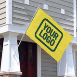 Custom Light Yellow Green Flag