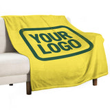 Custom Light Yellow Green Blanket