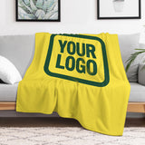 Custom Light Yellow Green Blanket
