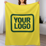 Custom Light Yellow Green Blanket