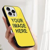Custom Light Yellow Dark Green Phone Case