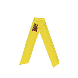 Custom Light Yellow Red Headband