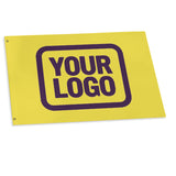 Custom Light Yellow Purple Flag