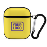 Custom Light Yellow Light Purple AirPods Case