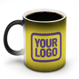 Custom Light Yellow Light Purple Magic Mug