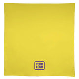 Custom Light Yellow Purple Square Table Cloth
