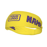 Custom Light Yellow Light Purple Sports headband