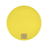Custom Light Yellow Light Purple Round Table Cloth