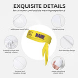 Custom Light Yellow Light Purple Headband