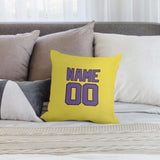 Custom Light Yellow Light Purple Pillowcase