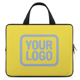 Custom Light Yellow Light Blue Laptop Bag
