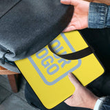 Custom Light Yellow Light Blue Laptop Bag