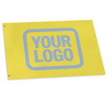 Custom Light Yellow Light Blue Flag