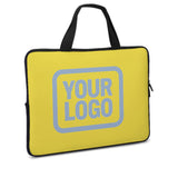 Custom Light Yellow Light Blue Laptop Bag