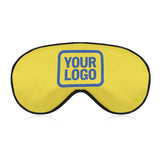 Custom Light Yellow Sky Blue Sleep Mask