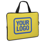 Custom Light Yellow Sky Blue Laptop Bag