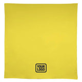 Custom Light Yellow Sky Blue Square Table Cloth