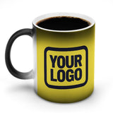 Custom Light Yellow Navy Magic Mug