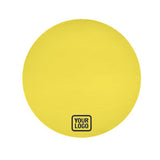 Custom Light Yellow Navy Round Table Cloth