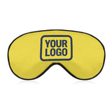 Custom Light Yellow Blue Sleep Mask