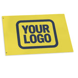 Custom Light Yellow Blue Flag