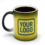 Custom Light Yellow Blue Green Magic Mug