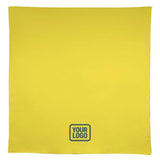 Custom Light Yellow Blue Square Table Cloth