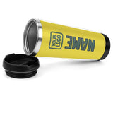 Custom Light Yellow Blue Green Stainless Steel Water Cup