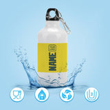 Custom Light Yellow Blue Green Sports Bottle