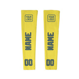 Custom Light Yellow Blue Green Arm Sleeve