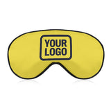 Custom Light Yellow Navy Sleep Mask