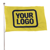 Custom Light Yellow Navy Flag
