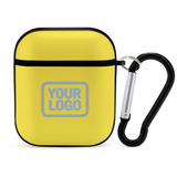 Custom Light Yellow Light Blue AirPods Case