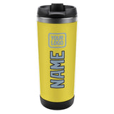 Custom Light Yellow Light Blue Stainless Steel Water Cup