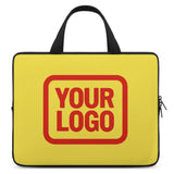 Custom Light Yellow Orange Red Laptop Bag
