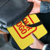 Custom Light Yellow Orange Red Laptop Bag