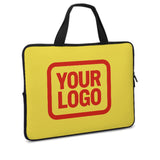 Custom Light Yellow Orange Red Laptop Bag