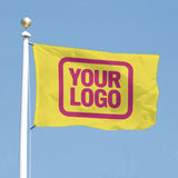 Custom Light Yellow Pink Flag