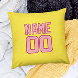 Custom Light Yellow Light Pink Pillowcase