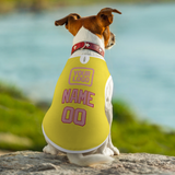 Custom Light Yellow Light Pink Pet Vest