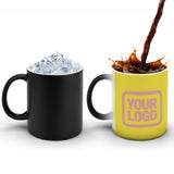 Custom Light Yellow Light Pink Magic Mug