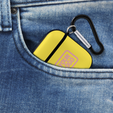 Custom Light Yellow Light Pink AirPods Case