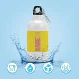 Custom Light Yellow Light Pink Sports Bottle